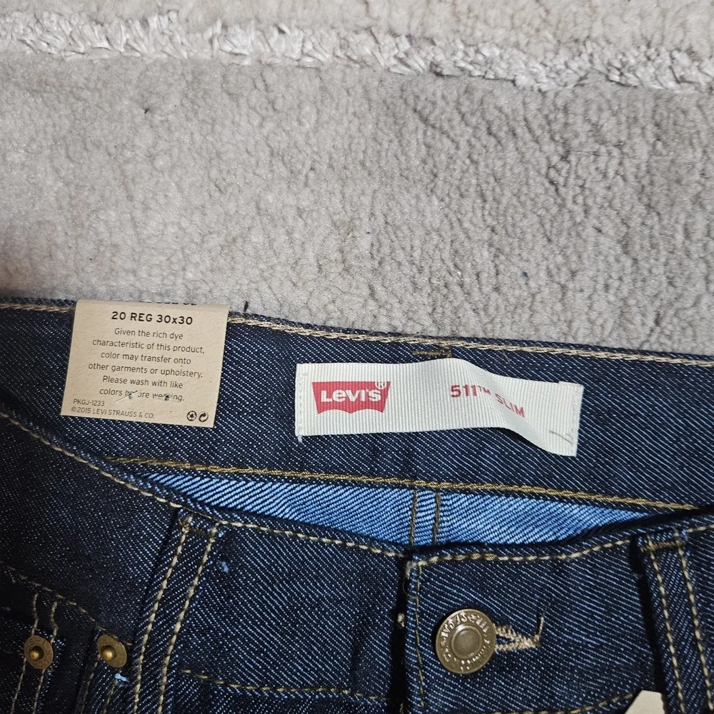 Levi's 511 Slim Fit Dark Blue Jeans - Picture 5 of 5